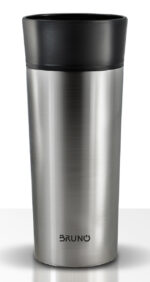 BRUNO θερμός BRN-0068, εργονομικό καπάκι, anti-slip, 360ml, ασημί - 5210131055014