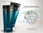 BRUNO θερμός BRN-0072, με κλείδωμα, anti-slip, 400ml, μπλε - 5210131055052 - Image 2