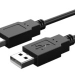 CABLETIME καλώδιο USB 2.0 C161-AMAM, 480Mbps, 0.5m, μαύρο - 5210131130674