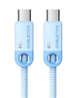 CABLETIME καλώδιο USB-C CT-CM60-PBL, 60W PD, 480Mbps, 1m, μπλε - 5210131120712