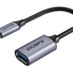 CABLETIME αντάπτορας USB-C σε USB CT-CMAF10-AGL, 10Gbps, γκρι - 5210131130629