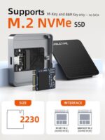 CABLETIME θήκη για M.2 NVME SSD CT-SSD04-AG, μαγνητική, 10Gbps, γκρι - 5210131130612 - Image 2