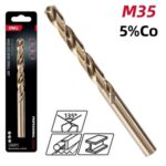 DELI τρυπάνι DH-MHZ100-E2 για μέταλλο, M35 HSS 5% κοβαλτίου, DIN 388, 10x133mm, κυλινδρικό - 6977403222893 - Image 2