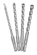 DELI σετ τρυπάνια DH-YCZ004-WD1 για τοίχο, 40Cr YG8, 6/8/10/12x160mm, SDS Plus, 4τμχ - 6975495597592