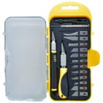 DELI σετ κοπίδια ακριβείας DL-DP1 με θήκη, 16τμχ - 6970897945934