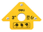 DELI μαγνητική γωνία συγκόλλησης DL-HDW25 με 45°/90°/135° γωνίες, 3", 11kg - 6977657250628
