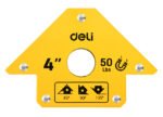 DELI μαγνητική γωνία συγκόλλησης DL-HDW50 με 45°/90°/135° γωνίες, 4", 22kg - 6977657250635