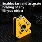 DELI μαγνητική γωνία συγκόλλησης DL-HDW75 με 45°/90°/135° γωνίες, 5", 34kg - 6977657250642 - Image 2