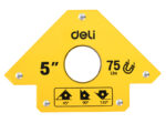 DELI μαγνητική γωνία συγκόλλησης DL-HDW75 με 45°/90°/135° γωνίες, 5", 34kg - 6977657250642