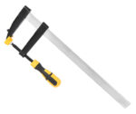 DELI σφιγκτήρας τύπου F DL110525 με μέγιστο άνοιγμα 250mm, μαύρος - 6975495590500