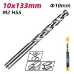 DELI τρυπάνι DL16100G για μέταλλο, M2 HSS, 10x133mm, κυλινδρικό - 6975495594959 - Image 2