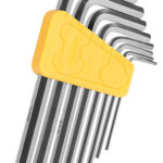 DELI σετ κλειδιά Allen DL230008 σε σχήμα L, 1.5-6mm, 8τμχ - 6976391001923