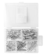 DELI σετ πριτσίνια DL236906, χάλυβας άνθρακα, 2.4-6.4mm, 75τμχ - 6974173011153 - Image 2