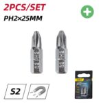 DELI σετ μύτες κατσαβιδιού DL251002, μαγνητικές, PH2x25mm, 2τμχ - 6976391002104 - Image 2