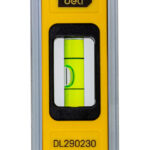 DELI αλφάδι DL290230 με 3 μάτια, πλαστικό, μαγνητικό, 23cm - 6974173016653