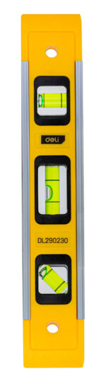 DELI αλφάδι DL290230 με 3 μάτια, πλαστικό, μαγνητικό, 23cm - 6974173016653