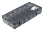 DELI ταμπακιέρα DL432304, 12 θέσεων, 26x13.5x4.4cm, πλαστική, μαύρη - 6974173018114