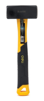 DELI βαριοπούλα DL447010 με αντιολισθητική Fiberglass λαβή, 1000gr, 275mm - 6974173014307