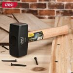 DELI βαριοπούλα DL448010 με ξύλινη λαβή, 1000gr, 270mm - 6976391002074 - Image 2