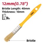 DELI πινέλο βαφής DL509131 με φυσικές τρίχες, πλαστική λαβή, 12mm - 6977403226426 - Image 2