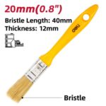DELI πινέλο βαφής DL509132 με φυσικές τρίχες, πλαστική λαβή, 20mm - 6977403226433 - Image 2