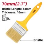 DELI πινέλο βαφής DL509137 με φυσικές τρίχες, πλαστική λαβή, 70mm - 6977403226488 - Image 2