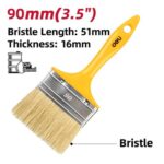 DELI πινέλο βαφής DL509138 με φυσικές τρίχες, πλαστική λαβή, 90mm - 6977403226495 - Image 2