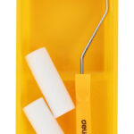 DELI σετ βαφής DL509704, 2x ρολά/λαβή/σκάφη, πολυεστερικός αφρός, 10mm, 100mm, 4τμχ - 6975495595697