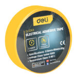 DELI μονωτική ταινία υψηλής αντοχής DL5263, 18mm x 9.15m, κίτρινη - 6977403220868