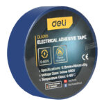 DELI μονωτική ταινία υψηλής αντοχής DL5265, 18mm x 9.15m, μπλε - 6977403220875