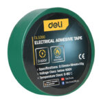 DELI μονωτική ταινία υψηλής αντοχής DL5266, 18mm x 9.15m, πράσινη - 6977403220882
