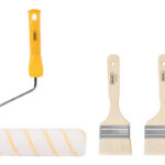 DELI σετ βαφής DL528003, ρολό με λαβή/2x πινέλα, 230mm, 50/100mm, 3τμχ - 6975102942913