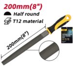 DELI λίμα ημιστρόγγυλη DL76108 με αντιολισθητική λαβή, μετάλλου, 200mm - 6976391001336 - Image 2