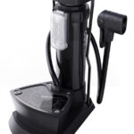 DELI τρόμπα ποδιού DL880003 με μανόμετρο, 140PSI, μαύρη - 6977403220233