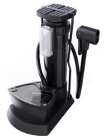 DELI τρόμπα ποδιού DL880003 με μανόμετρο, 140PSI, μαύρη - 6977403220233
