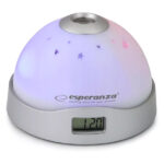 ESPERANZA επιτραπέζιο ρολόι EHC001 με προβολέα & LED, ξυπνητήρι - 5901299925874