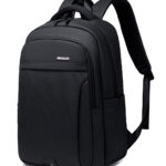 GOLDEN WOLF τσάντα πλάτης GB00711 με θήκη laptop 15.6", 27L, μαύρη - 6970672358089