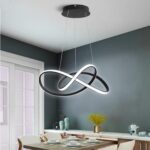 POWERTECH LED φωτιστικό οροφής HLL-0180, 50W, 4000K, Φ60cm x 120cm, μαύρο - 5210131129029 - Image 2