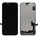 TW INCELL LCD για iPhone 14, camera-sensor ring, earmesh, μαύρη - 5210131145647