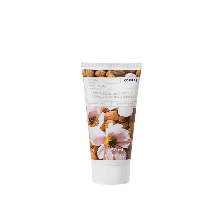 Korres-Revitalizing-Body-Scrub-Almond-150ml-2 ΚΟΡΡΕΣ Korres Revitalizing Body Scrub Almond Απολεπιστικό Scrub Σώματος Με Αμύγδαλο 150ml - Image 1