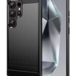 POWERTECH Θήκη Carbon MOB-2007 για Samsung S24 Ultra, μαύρη - 5900217471295