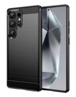 POWERTECH Θήκη Carbon MOB-2007 για Samsung S24 Ultra, μαύρη - 5900217471295