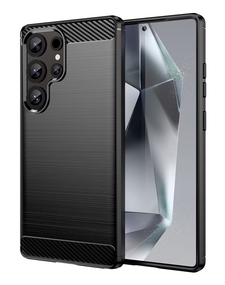 MOB-2007 POWERTECH Θήκη Carbon MOB-2007 για Samsung S24 Ultra, μαύρη - 5900217471295 - Image 1