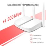 MERCUSYS router MW306R, 300Mbps, 3x 10/100Mbps LAN, Ver 1.20 - 6957939000592 - Image 2