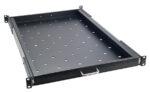 POWERTECH πτυσσόμενο ράφι για rack 19" NETW-0020, βάθος 740mm, μαύρο - 5210131067680