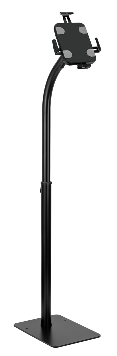 PAD33-01 BRATECK βάση tablet δαπέδου PAD33-01, αντικλεπτική, 7.9-11", μαύρη - 5210131133910 - Image 1