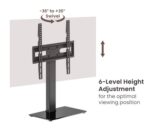 POWERTECH επιτραπέζια βάση τηλεόρασης PT-1445, 32-65", έως 40kg - 5210131133880 - Image 2