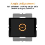 POWERTECH επιτοίχια βάση tablet PT-1447, αντικλεπτική, 7.9-11", μαύρη - 5210131133903 - Image 2