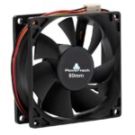POWERTECH ανεμιστήρας PT-155, 80 x 80 x 25mm, 12V, 3pin & 4 βίδες - 5210131009352