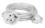 POWERTECH μπαλαντέζα ρεύματος PT-888, 1x schuko, 16A, 3m, λευκή - 5210131030981